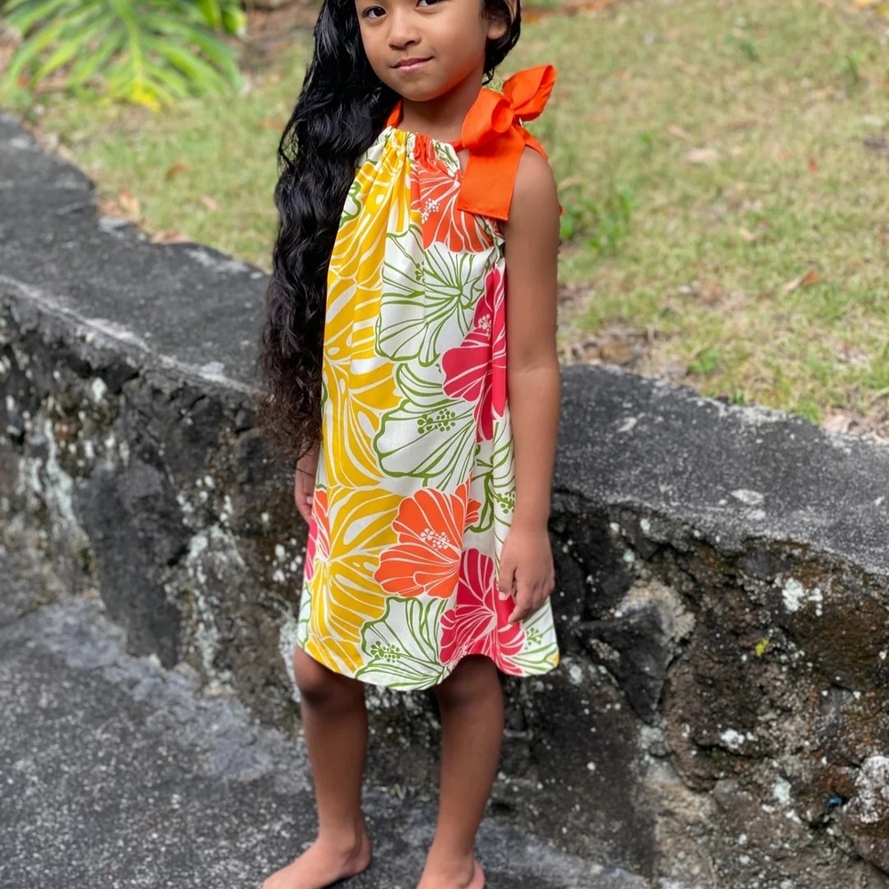 Coradorables Groovy Hibiscus Dress S NWOT Hawaii